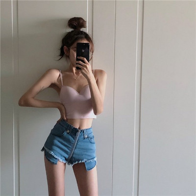 Alkalmi női rövidnadrág fekete és kék színben