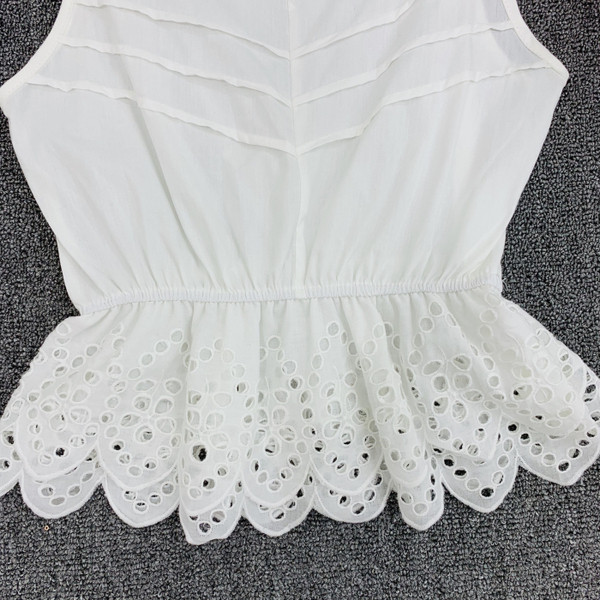 Modern női felső, vékony pántokkal, fehér, sárga és rózsaszín színben