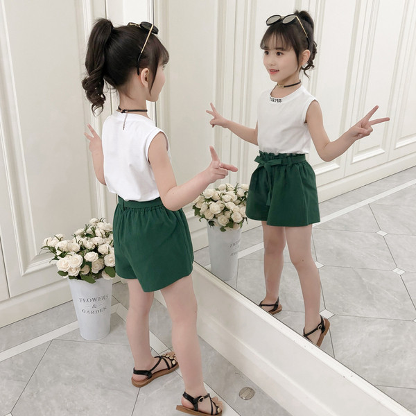 Gyermek szett felirattal és szalaggal két színben - lányoknak