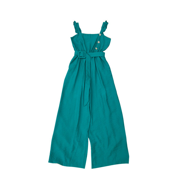 Stílusos női overál övvel és gombokkal több színben