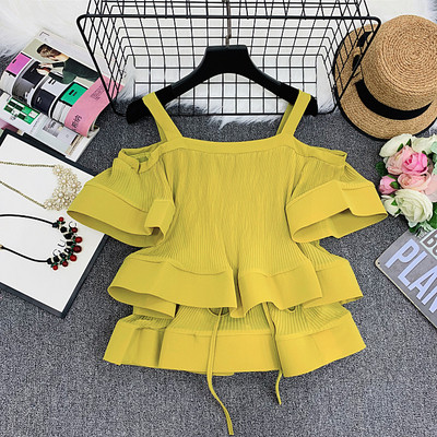 Modern női blúz nyakkendővel, három színben