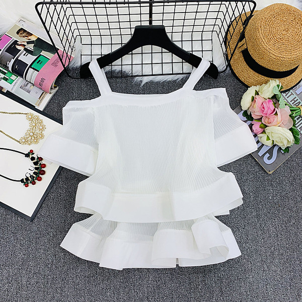 Modern női blúz nyakkendővel, három színben