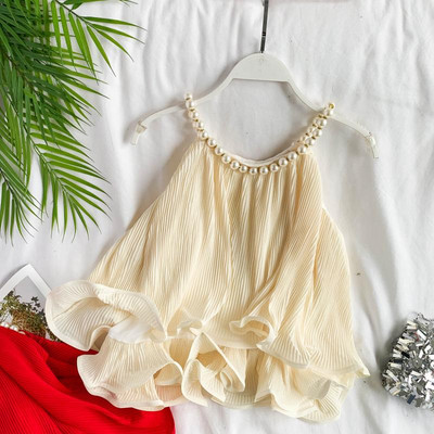 Stílusos női tüll és toll felső több színben