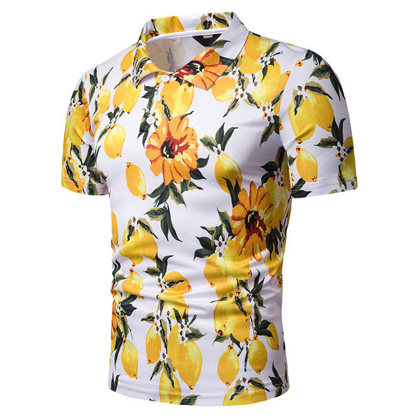 Tricou casual pentru barbati in alb