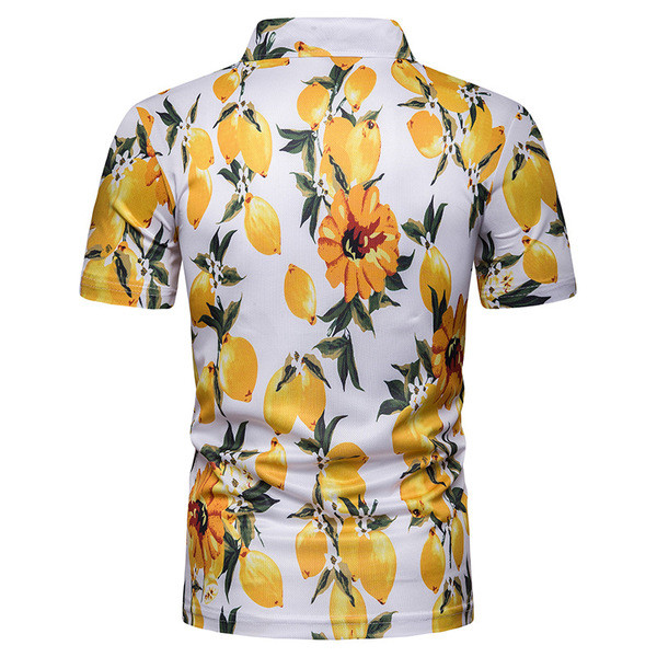 Tricou casual pentru barbati in alb