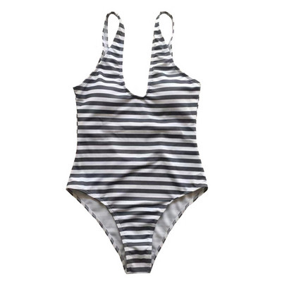 Egy egész csíkos fürdőruha öt színben