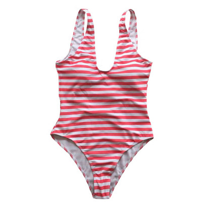 Egy egész csíkos fürdőruha öt színben