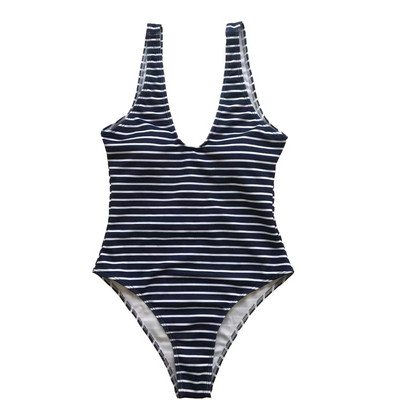 Egy egész csíkos fürdőruha öt színben