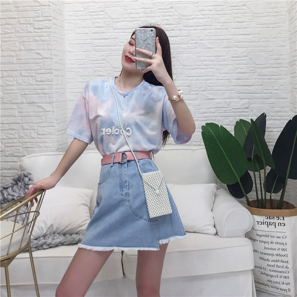 Modern női szett két részből, felirattal