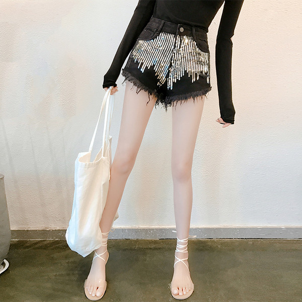 Stílusos női farmer kövekkel, szakadt motívumokkal három színben