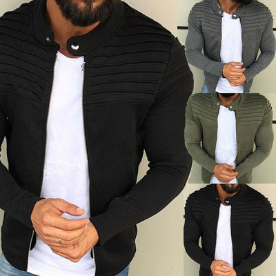 Men`s modern spring jacket in three colors