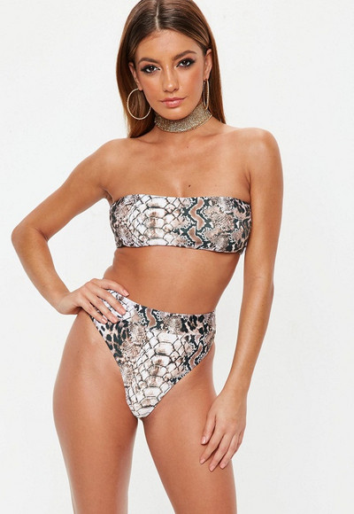 Aktuális női fürdőruha két részben, három modellben