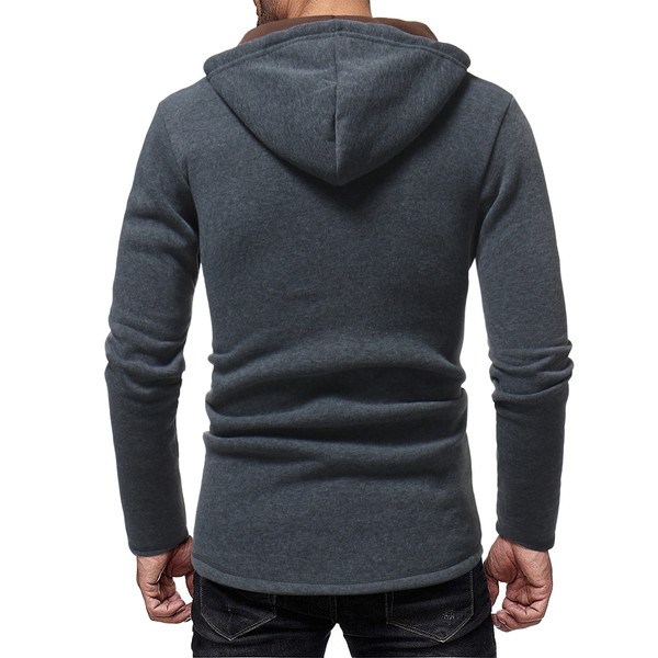 Napi férfi pulóver három színben, gombokkal