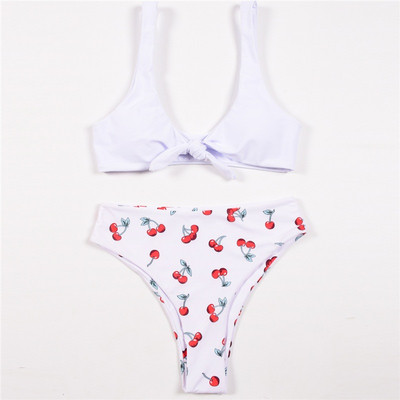 Μοντέρνο μαγιό με εκτύπωση κερασιά