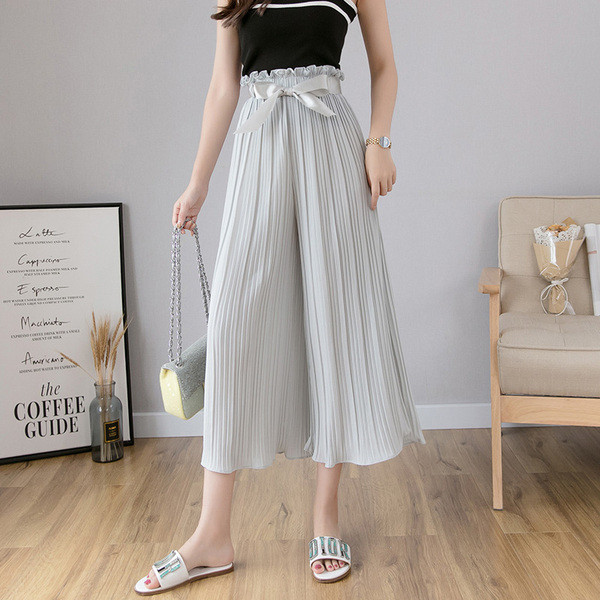 Modern női rakott nadrág különböző színekben