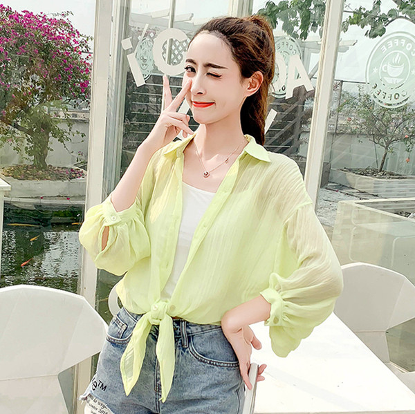 Cămașă modernă de damă în mai multe culori cu mâneci largi