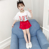 Παιδικό σετ - παντελόνια και μπλούζα για κορίτσια