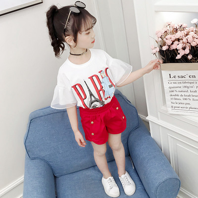 Παιδικό σετ - παντελόνια και μπλούζα για κορίτσια