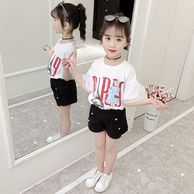 Παιδικό σετ - παντελόνια και μπλούζα για κορίτσια