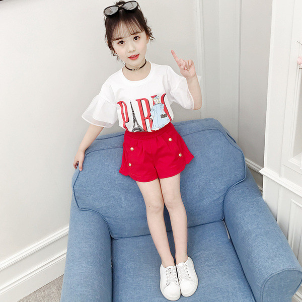 Παιδικό σετ - παντελόνια και μπλούζα για κορίτσια