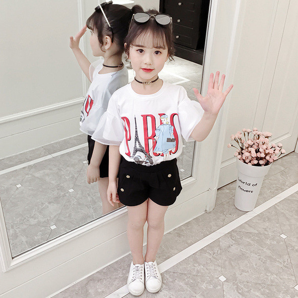 Παιδικό σετ - παντελόνια και μπλούζα για κορίτσια