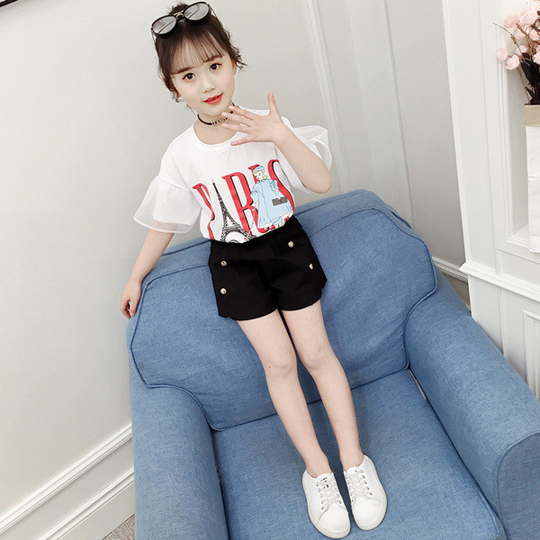 Παιδικό σετ - παντελόνια και μπλούζα για κορίτσια