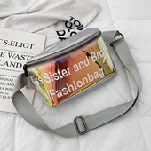 Μοντέρνα γυναικεία τσάντα  σε δύο χρώματα