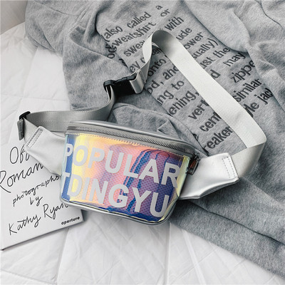 Modern női ökobőr deréktáska három színben