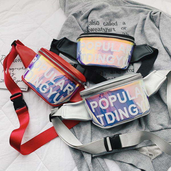 Modern női ökobőr deréktáska három színben