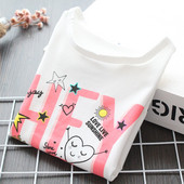 Stílusos gyerek póló lányoknak fehér színben