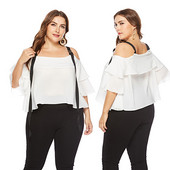 Καθημερινό γυναικείο μπλουζάκι σε λευκό χρώμα