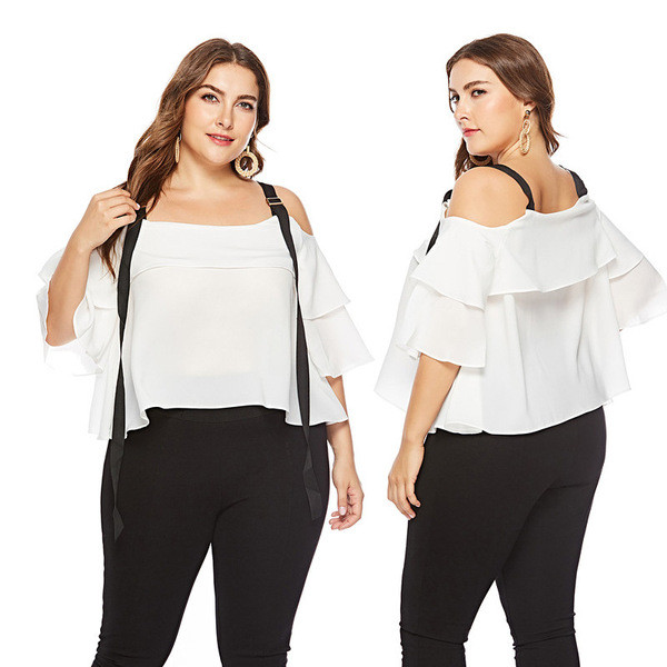 Καθημερινό γυναικείο μπλουζάκι σε λευκό χρώμα