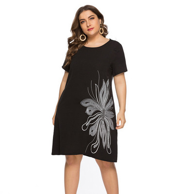 Alkalmi női ruha fekete rátéttel