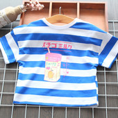 Csíkos gyerek póló lányoknak