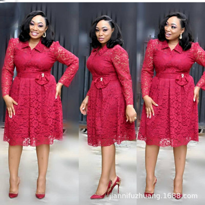 Κομψο γυναικείο φόρεμα  με δαντέλα και κορδέλα σε διάφορα χρώματα