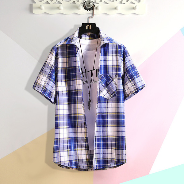 Modern férfi ing négy színben, zsebbel