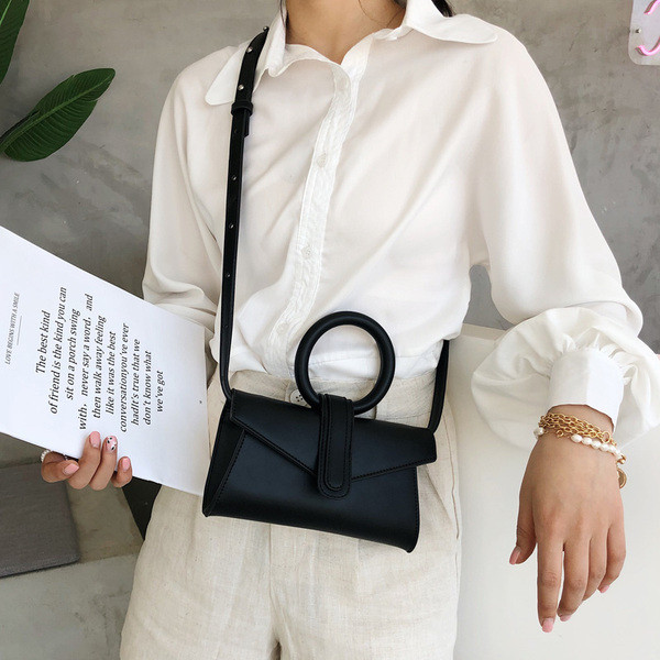 Modern női táska hét színű öko bőrből, rövid és hosszú füllel