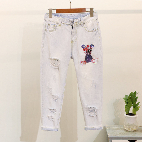 Καθημερινό γυναικείο  σετ - τζιν και μπλουζάκι