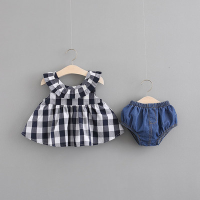 Modern, kétrészes gyerekkészlet lányoknak, két színben