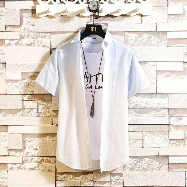 Κομψό  ανδρικό πουκάμισο  σε τέσσερα χρώματα με κουμπιά