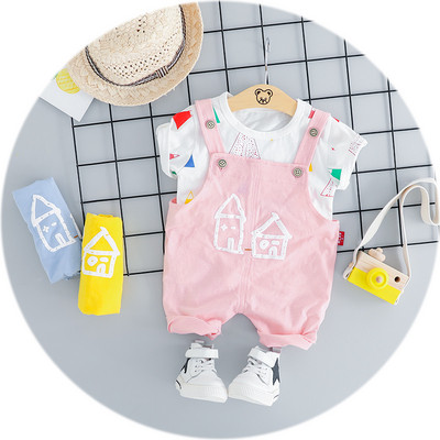 Stílusos gyerekoverall két színben lányoknak