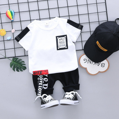 Modern gyerek nadrág és blúz szett fiúknak