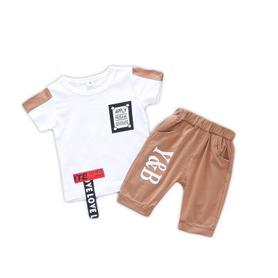 Modern gyerek nadrág és blúz szett fiúknak