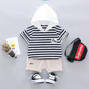 Set sport pentru copii in dungi pentru baieti in trei culori