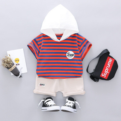 Set sport pentru copii in dungi pentru baieti in trei culori