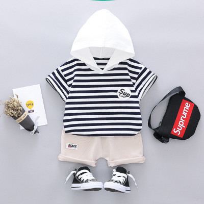 Set sport pentru copii in dungi pentru baieti in trei culori