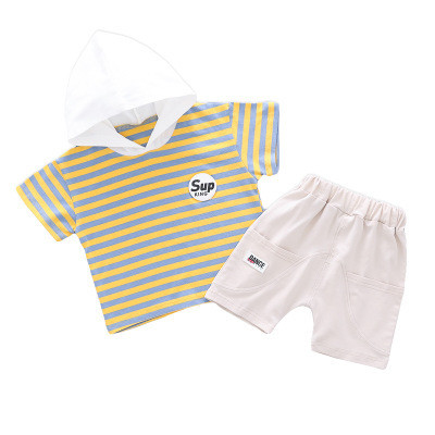 Set sport pentru copii in dungi pentru baieti in trei culori