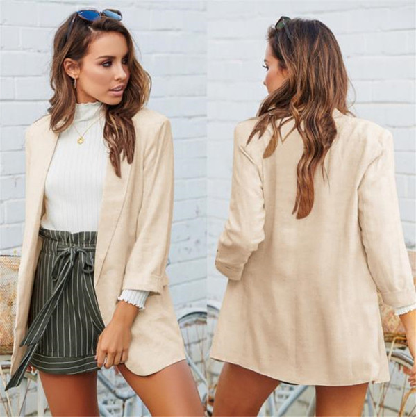 Stílusos női kabát hosszú modell négy színben