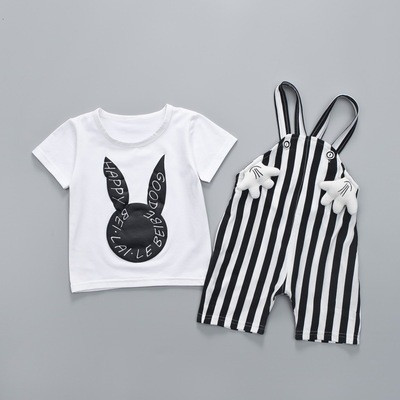 Modern csíkos gyerek szett fiúknak két színben