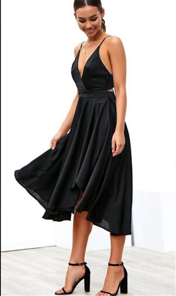 Elegáns női ruha szabású modell vékony pántokkal, több színben